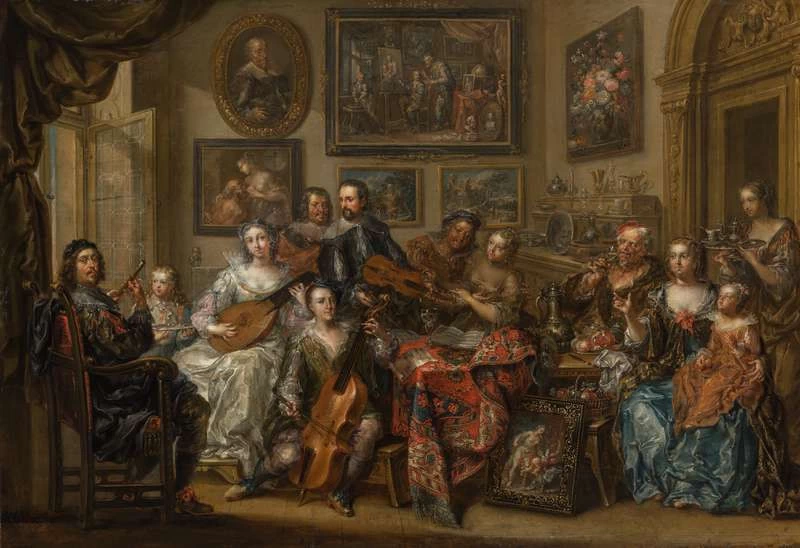 Musical Company in the Salon - National Gallery Prague